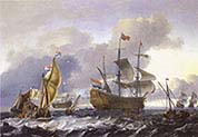 Dutch Attack on the Medway The Royal Charles Carried into Dutch Waters